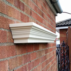 Victorian Style Mantel Shelf, Handmade Solid Pine Wood Floating Mantle Piece