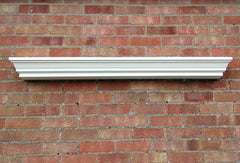 Victorian Style Mantel Shelf, Handmade Solid Pine Wood Floating Mantle Piece